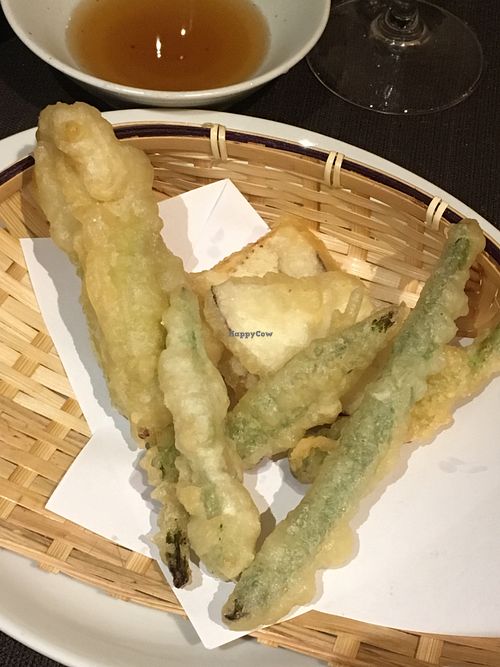 Veggie tempura  at Miyabi in Turin