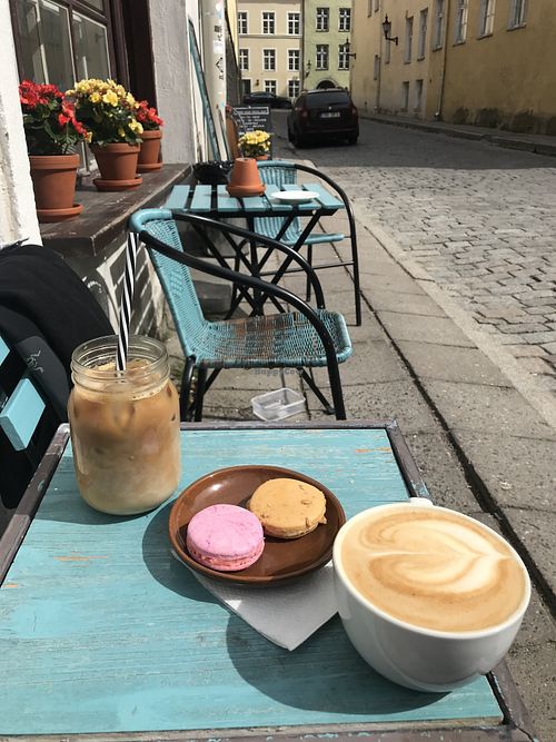 Lovely coffee, lovely place at Lisanna - Vegan Coffee Shop in Tallinn