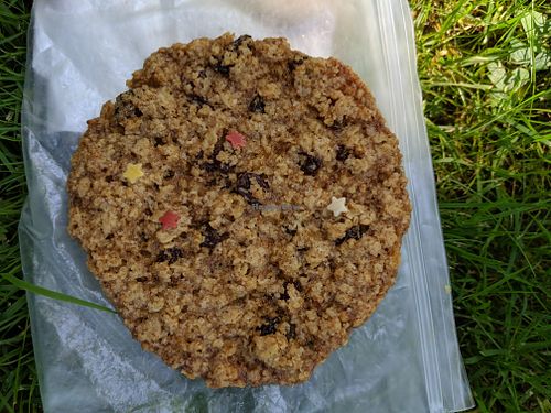 big cookie at Lisanna - Vegan Coffee Shop in Tallinn