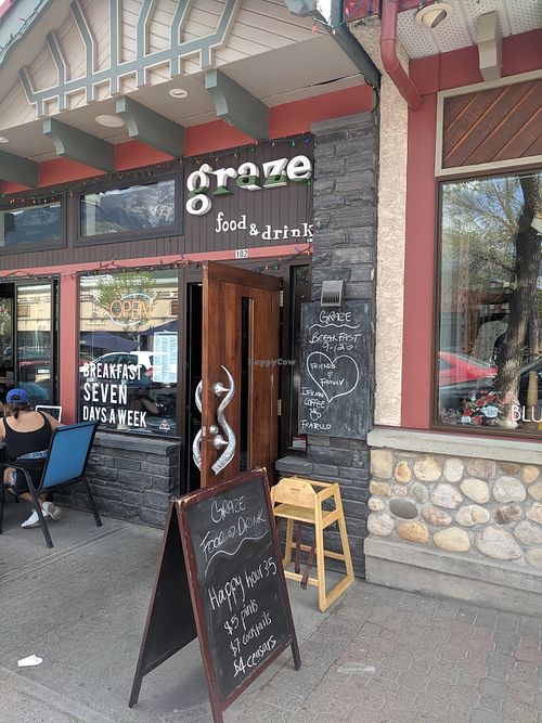 Exterior at Graze in Canmore