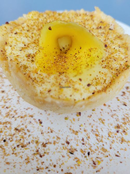 In-house made Mango Tart at Hijo De Su Madre in Los Angeles