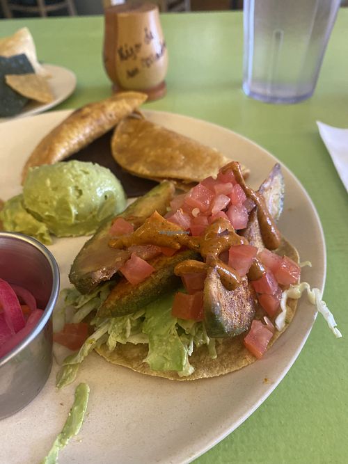 Phat Hass Taco Close-Up (Spicy Sauce - For Me) BUT good!  at Hijo De Su Madre in Los Angeles