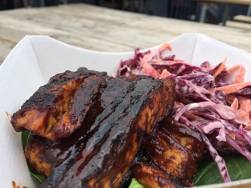 BBQ ribs - from Social Meda at Soul Shack Vegan Grill in Newcastle Upon Tyne