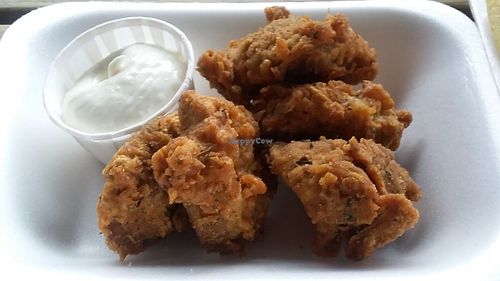 Frickn and garlic mayo at Soul Shack Vegan Grill in Newcastle Upon Tyne