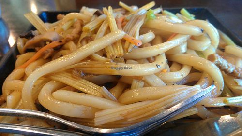 Veggie Udon at Vege Valley Restaurant in San Gabriel