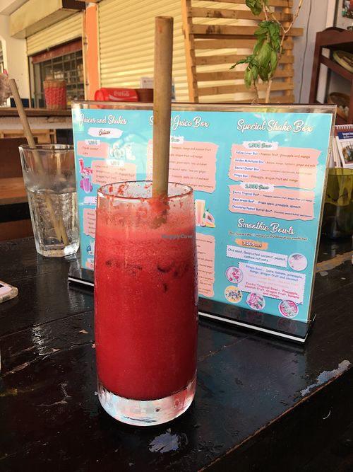 Miracle Cure juice at Kampot Juice Box in Kampot