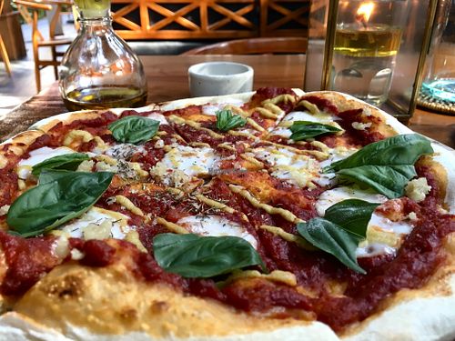 Margarita pizza at Bella by Sage in Ubud