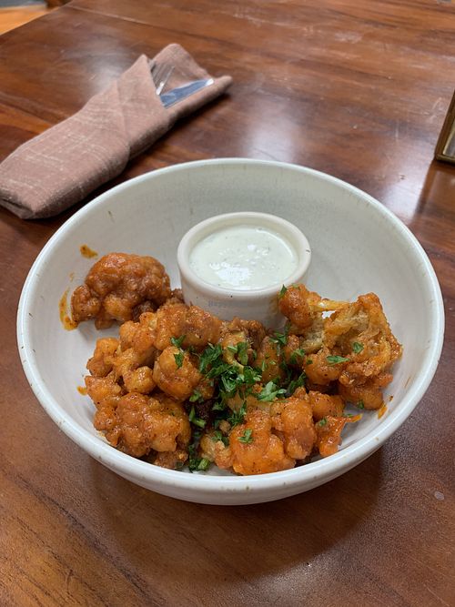 Buffalo cauliflower  at Bella by Sage in Ubud
