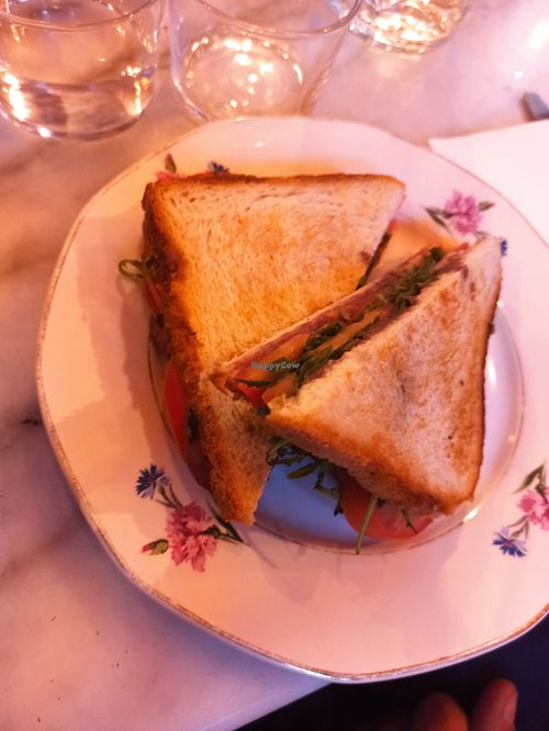 Club sandwich 12€ at Bloomy in Toulouse