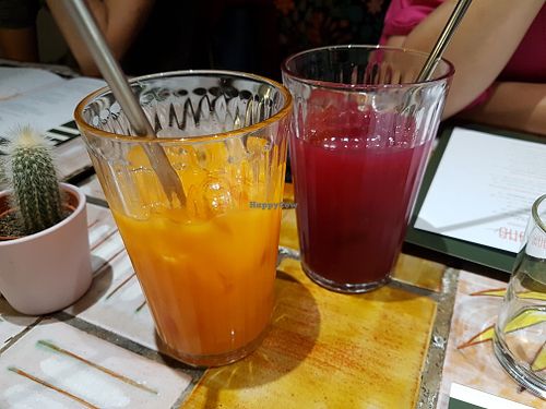 Fresh juices at Bloomy in Toulouse