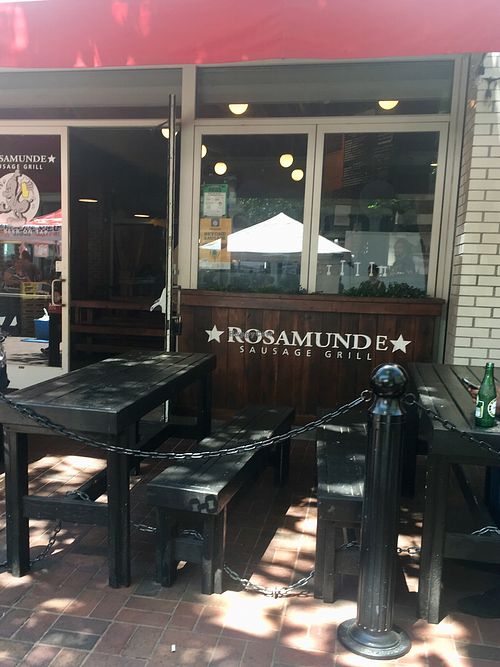 Storefront at Rosamunde Sausage Grill in Oakland
