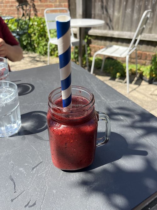 Mixed berry smoothie   at The New Forest Pantry in Ringwood