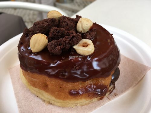 The re-invented hazelnut chocolate donut at Scoop 'n Dough in Lisbon