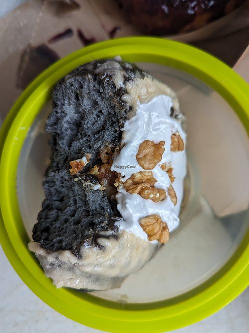 Pumpkin spice doughnut at Scoop 'n Dough in Lisbon