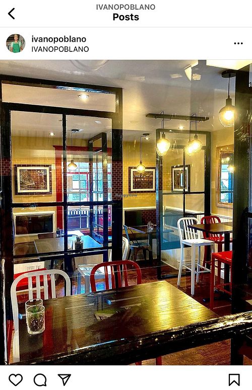 Another view of the restaurant. 🌞 at IVANOPOBLANO in London