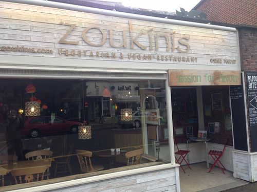 Zoukinis entrance at Zoukinis in Bournemouth