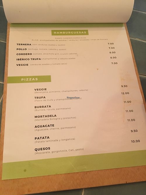 Carta pg 2 at Teranga in Valencia