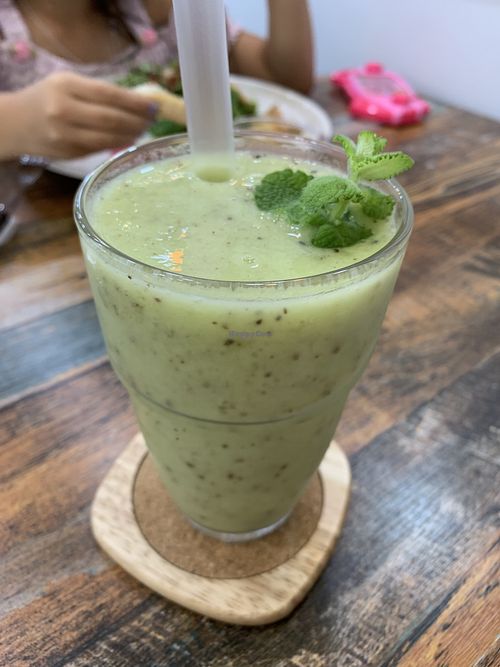 Kiwi drink at Kang's Kitchen in Jeonju