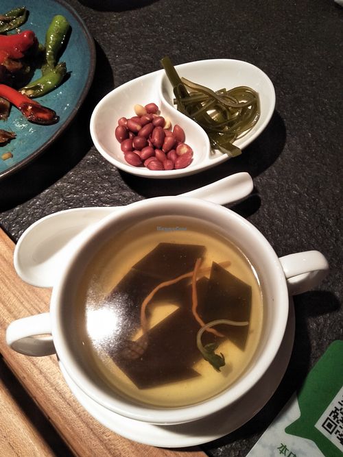 Miso soup. at In Soul Food in Shanghai