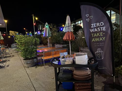 outside  at Tibits - Gundeli in Basel