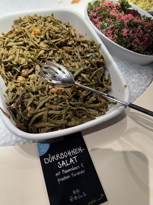 bean salad  at Tibits - Gundeli in Basel