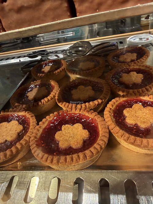 vegan linzer cakes  at Tibits - Gundeli in Basel