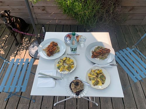 3- course meal for around 15€  at Les Comptoirs de la Bio in Nimes