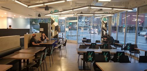 Inside at Doomie's in Culver City