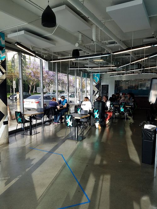 Spacious inside at Doomie's in Culver City