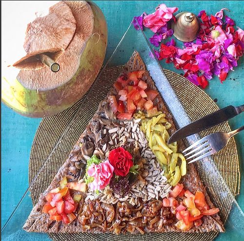 Vegan and gluten free buckwheat galette at The Spell Creperie in Ubud