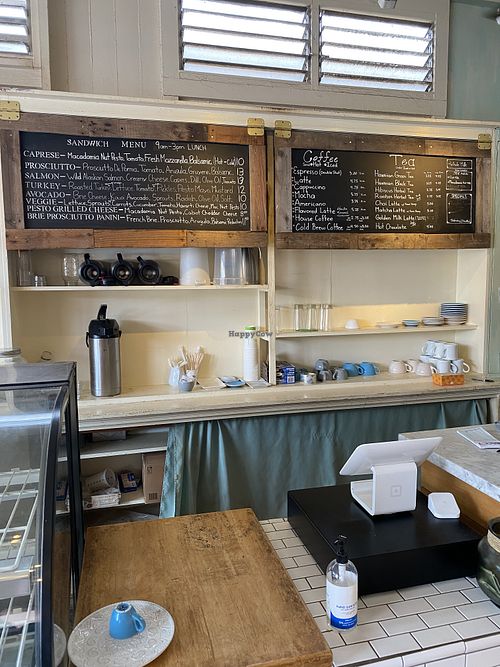 Ordering counter  at Midnight Bear Breads in Hanapepe