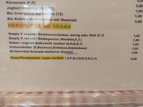 ... and also salty options! at Die Pfannkuchenecke in Ludwigsburg