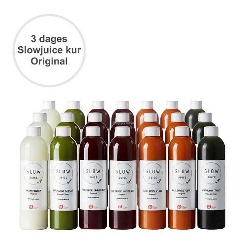 Our Original 3 day cleanse  at Slowjuice in Copenhagen