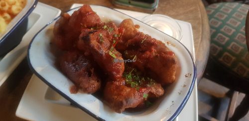 Buffalo cauliflower wings at The Carriage in Newcastle Upon Tyne