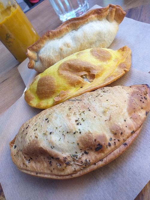 Vegan empanadas at Dempanadas in Valencia