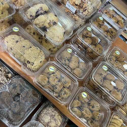Vegan baked goods  at Jimbo's Naturally in Escondido