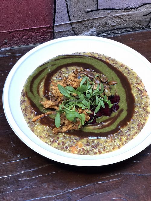 Quinoa Khichri at Flyover Fritterie & Chai Bar in Redfern