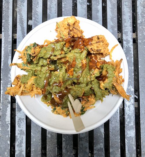 Big fritters  at Flyover Fritterie & Chai Bar in Redfern