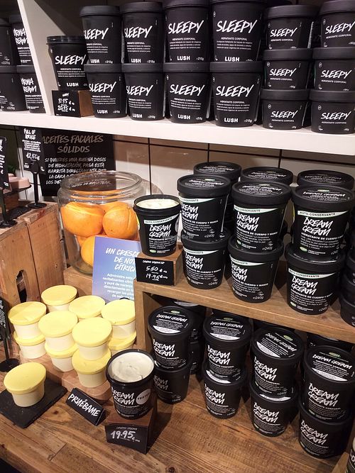 Moisturizer at LUSH in Valencia
