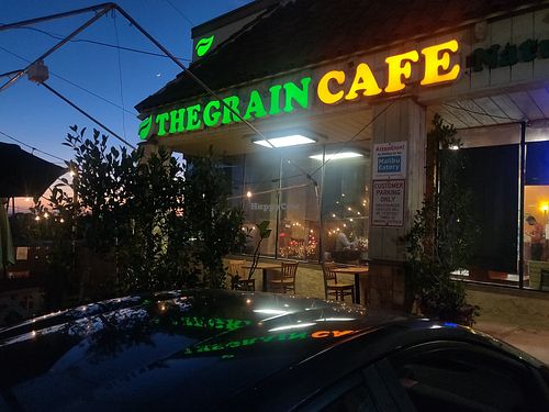 Outside at The Grain Cafe in Redondo Beach