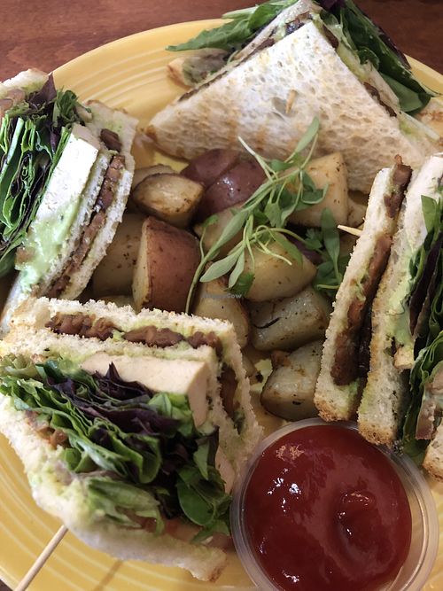 Club sandwich  at The Grain Cafe in Redondo Beach