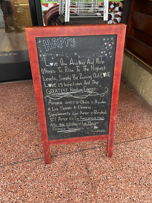 Awesome Signage 💕  at The Grain Cafe in Redondo Beach