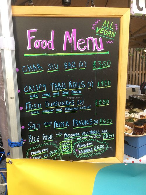 The Phung Kay price list at Phung Kay in South East London