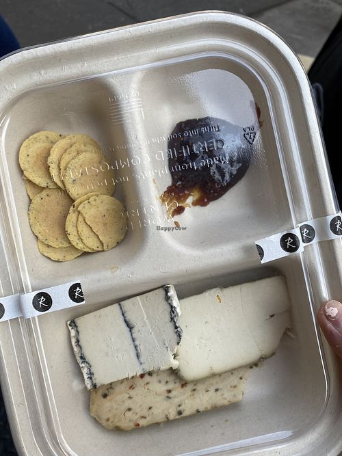 The combo was delicious! The cheeses on their own were too strong for me.   at Rebel Cheese in New York City