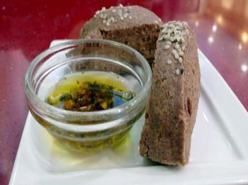 chimichurri: dip with garlic bread at Au Lac in Fountain Valley