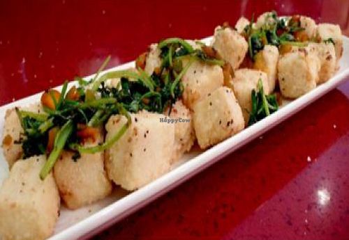 dau hu rang muoi: battered soft tofu seasoned in salt, black pepper, cilantro and jalapeno at Au Lac in Fountain Valley
