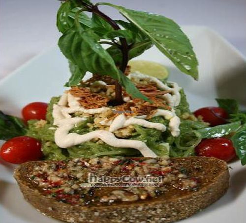 Vegan Raw Pasta De Amore at Au Lac in Fountain Valley