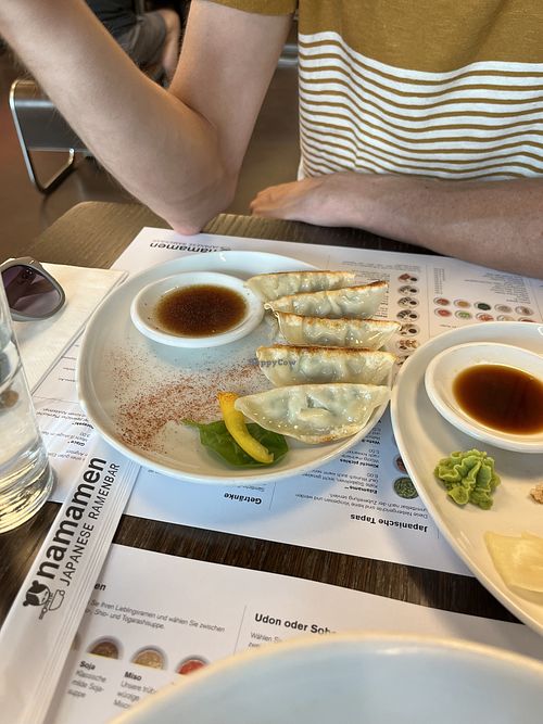Vegetables gyoza  at Namamen - Messeplatz in Basel