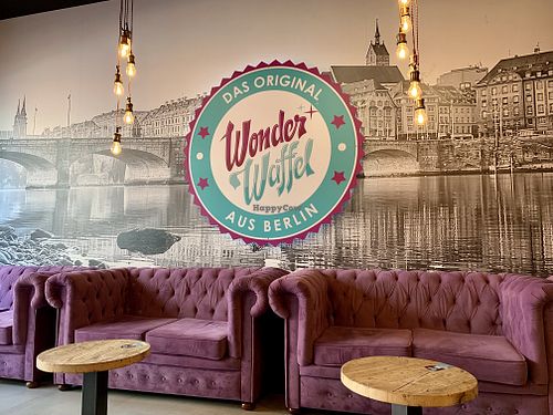 inside at Wonder Waffel in Basel