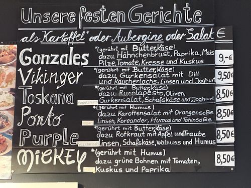 menu #Veganuary at Zeitgeist in Fellbach
